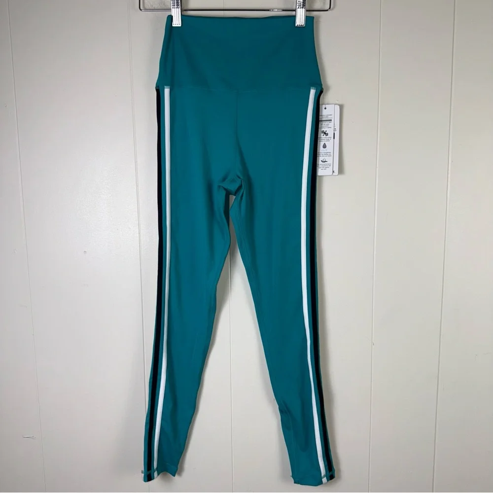 Glyder Incline‎ Striped Legging in Jade